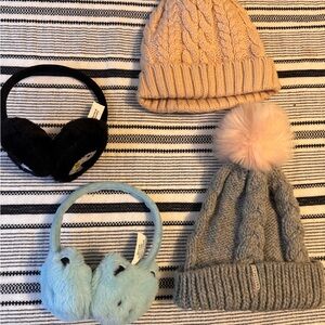 Timberland Cream and Tan Sherpa Headband